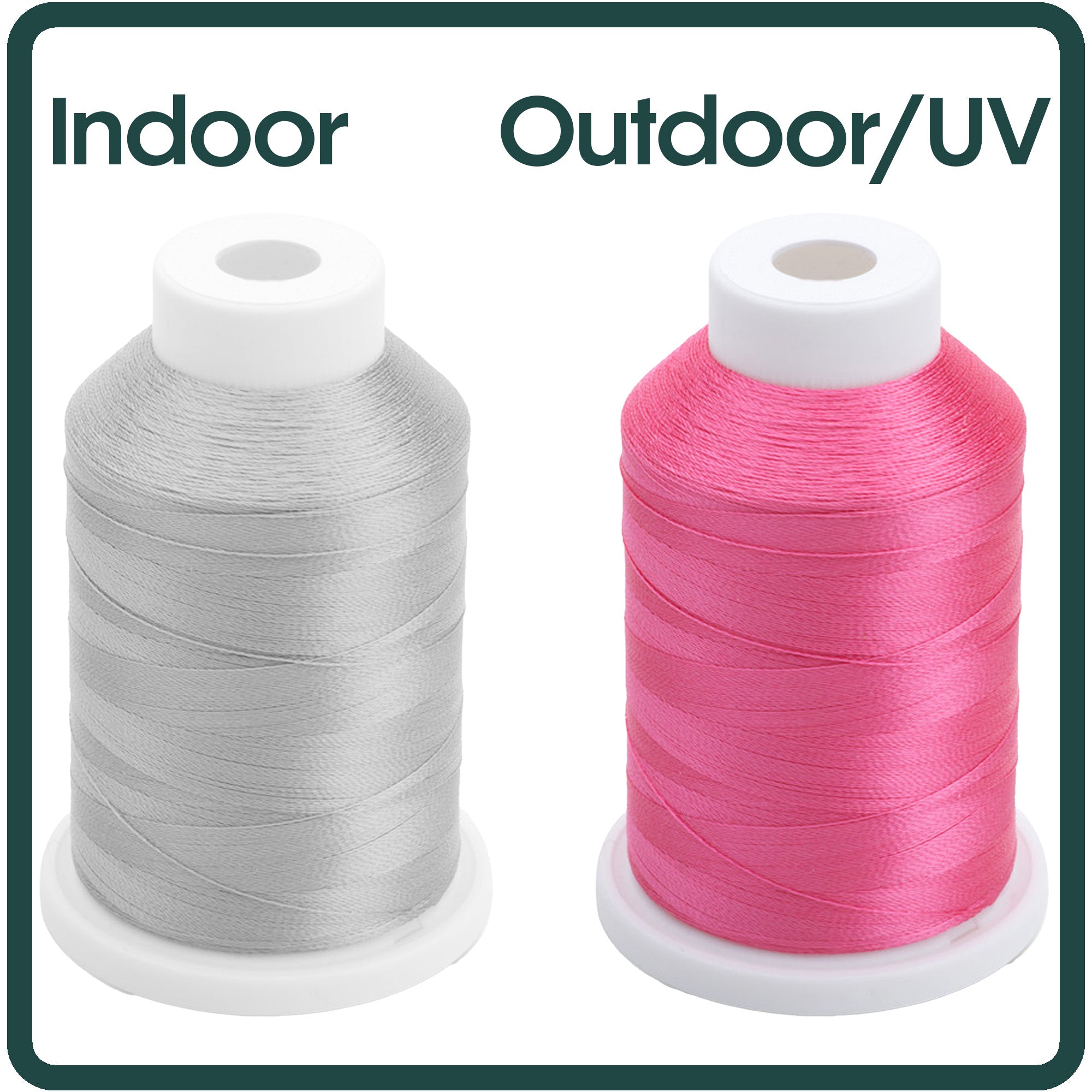 White to Pink Photochromic UV Color Changing Thread – Langus Goods