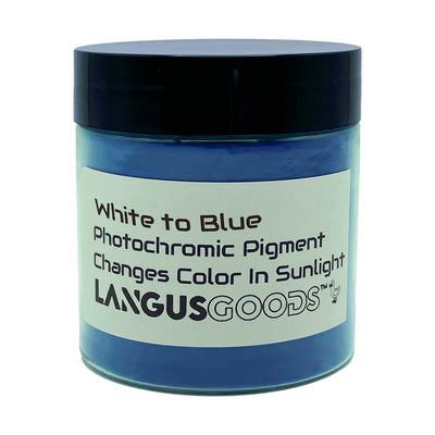 White to Blue - Photochromic Pigment Powder (Changes Color In Sunlight)