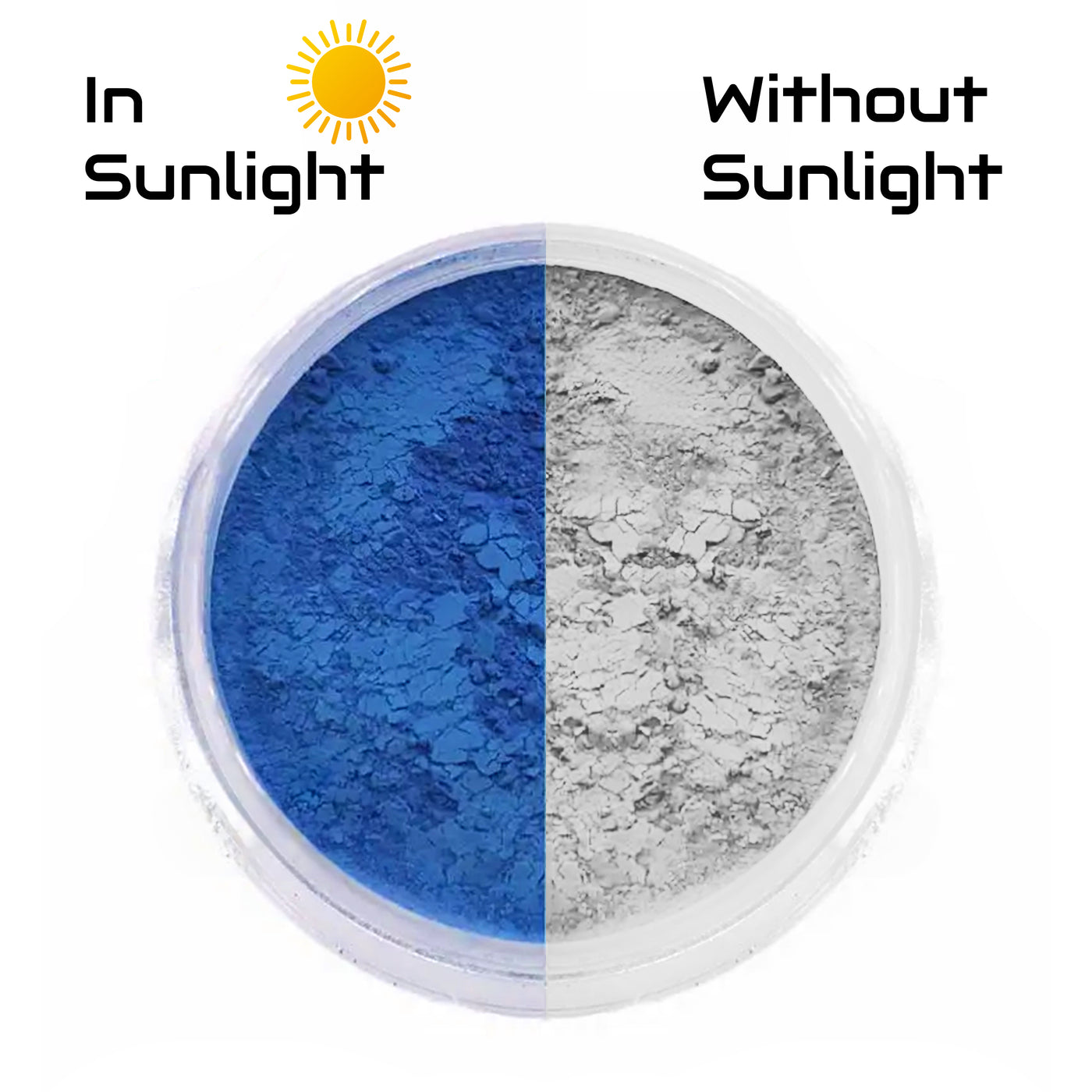 White to Blue - Photochromic Pigment Powder (Changes Color In Sunlight)