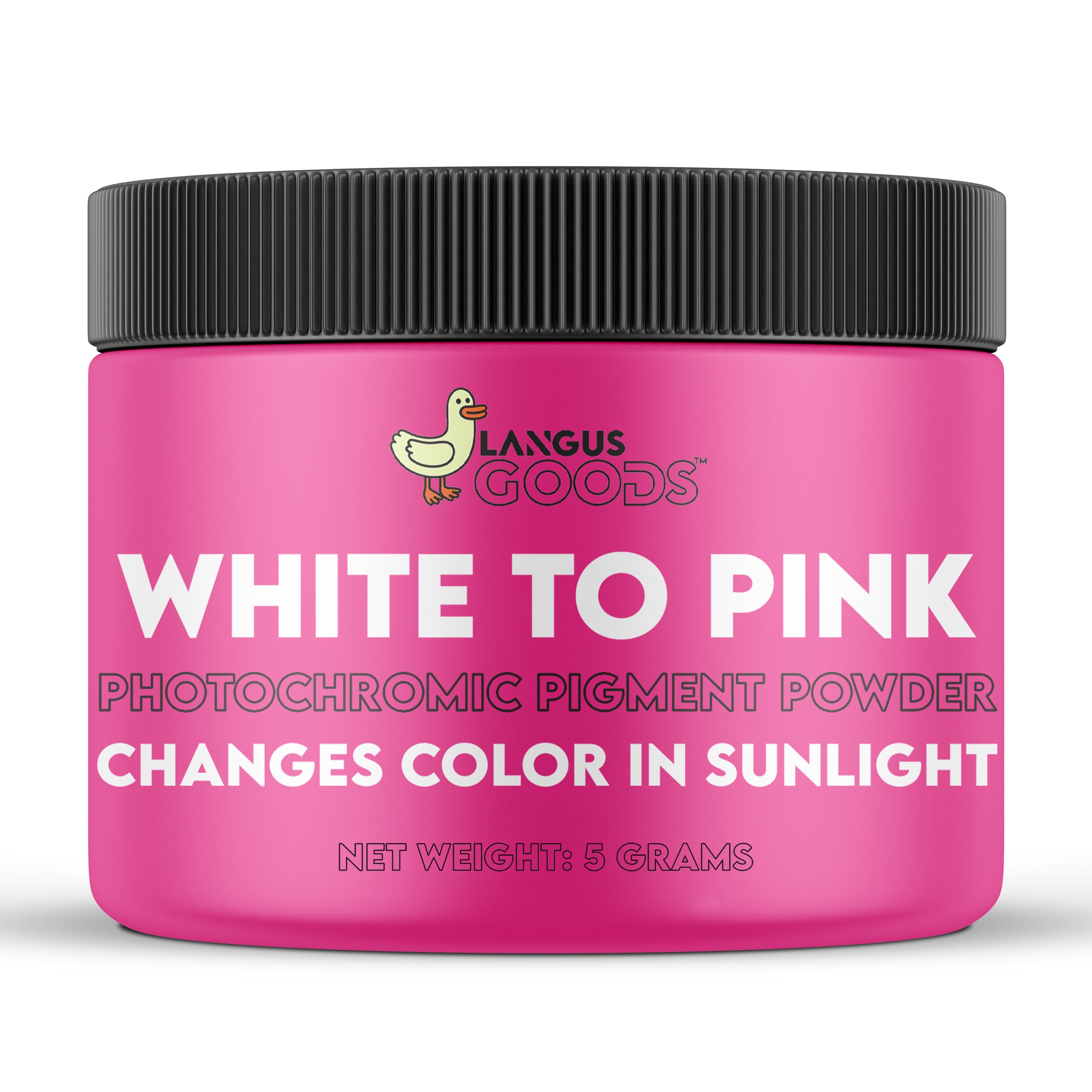 White to Pink - Photochromic Pigment Powder (Changes Color In Sunlight ...