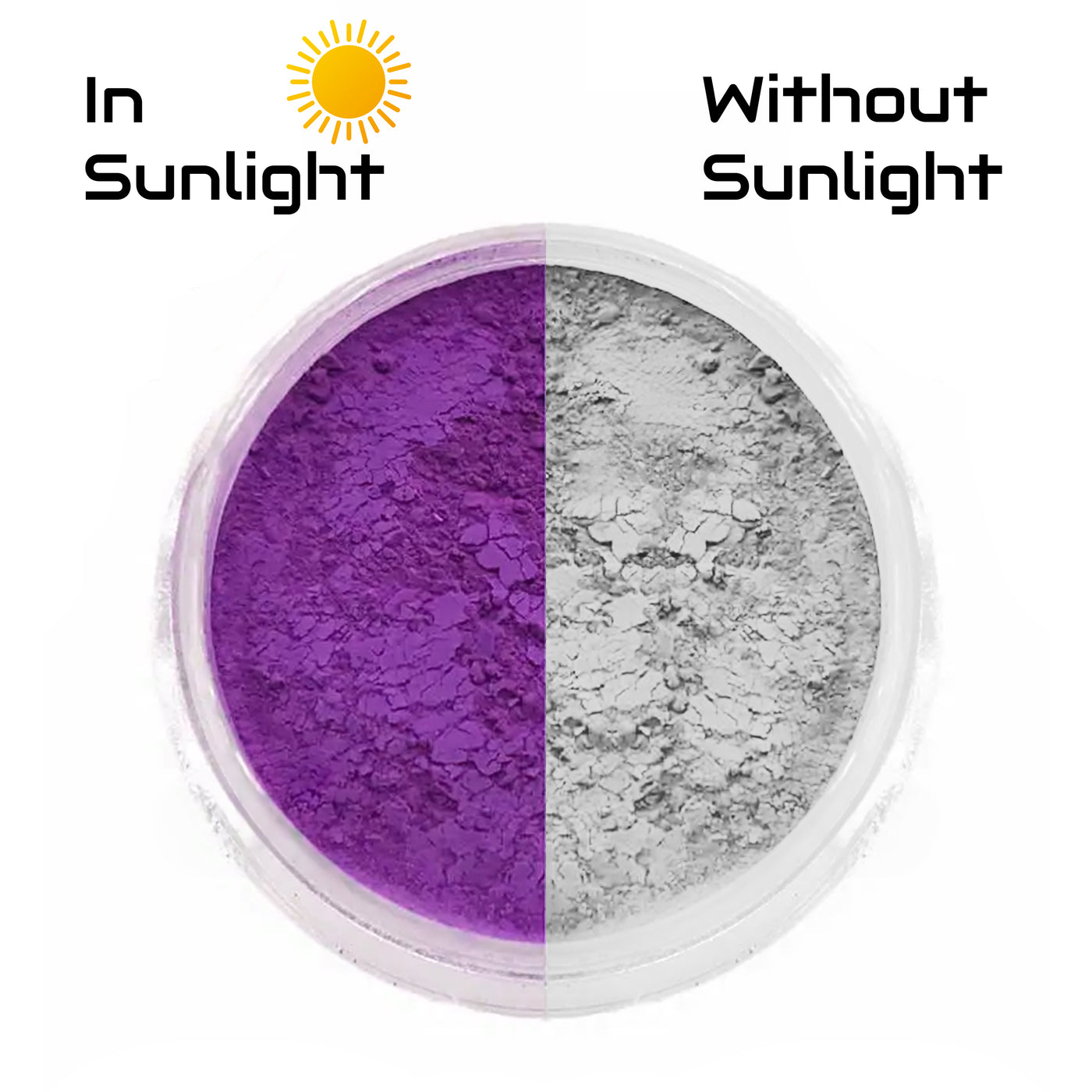 White to Purple - Photochromic Pigment Powder (Changes Color In Sunlight)