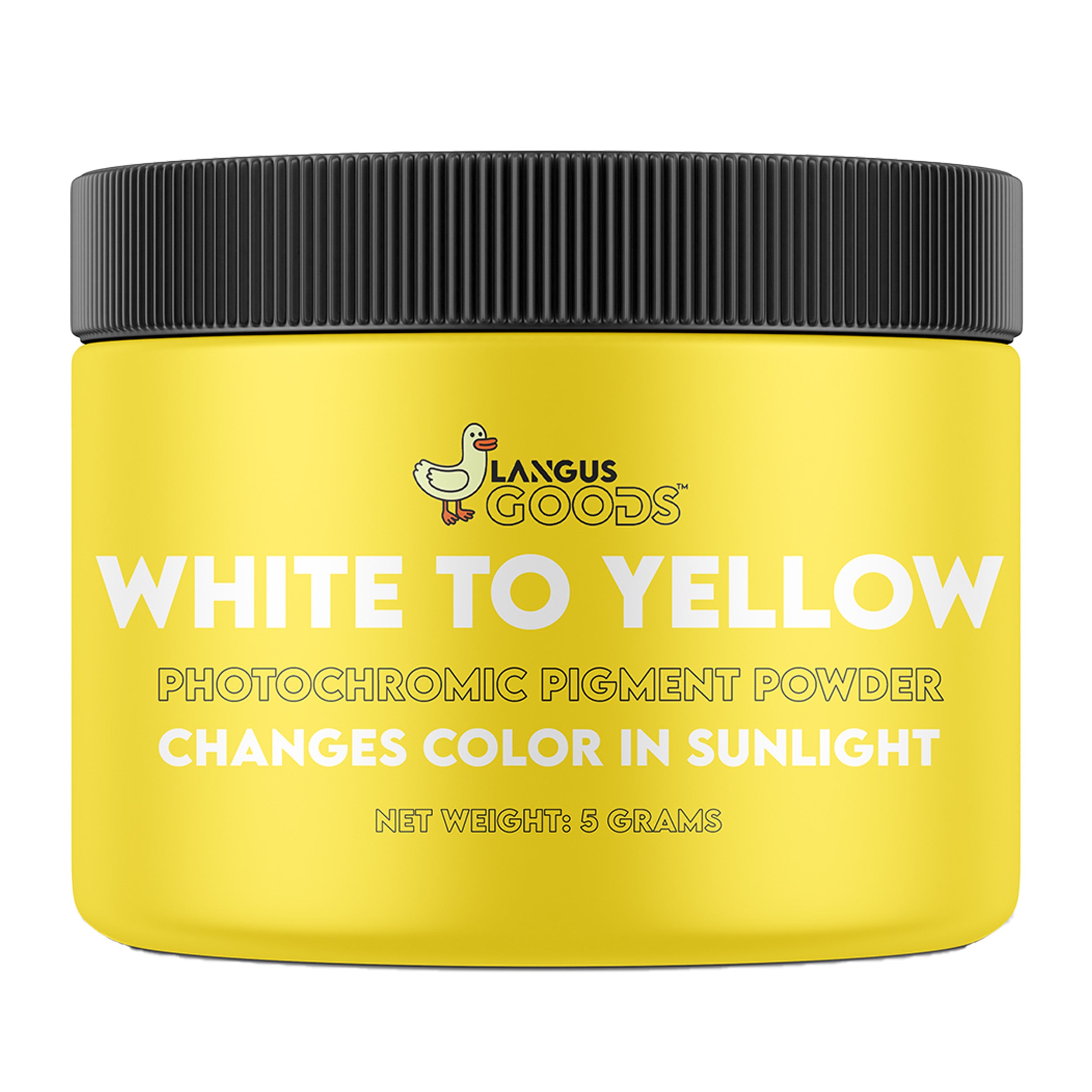 White to Yellow - Photochromic Pigment Powder (Changes Color In Sunlig ...