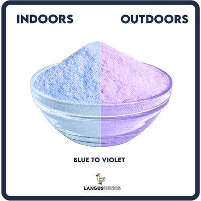 Blue to Violet - Photochromic Pigment Powder (Changes Color In Sunlight)
