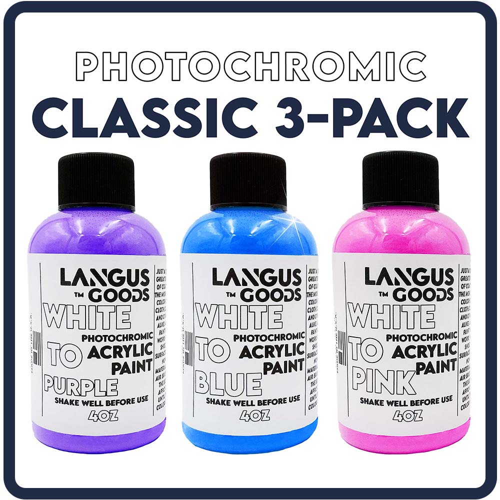 Photochromic Paint - 3 Pack